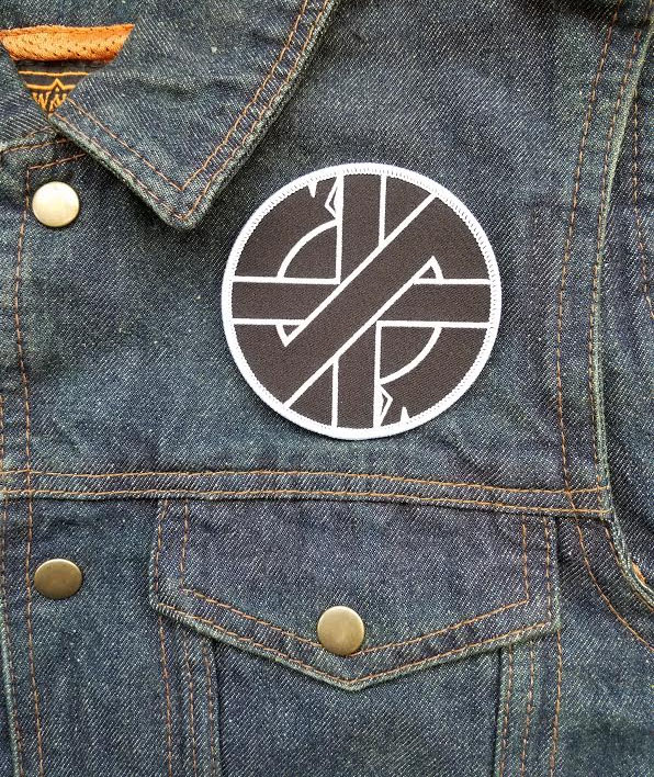 Crass- Symbol embroidered patch
