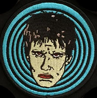Lux Interior Inspired Embroidered Patch by Mood Poison - in BLUE (EP74)