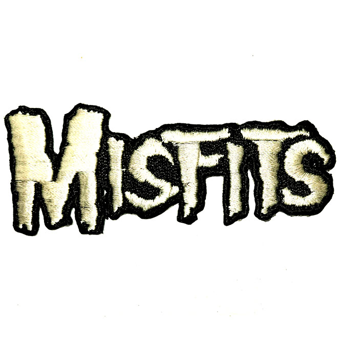 Bullet (Misfits) die cut embroidered patch