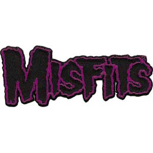Misfits- Logo (Black/Purple) embroidered patch (ep400)
