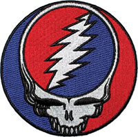 Grateful Dead- Steal Your Face embroidered back patch