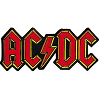 AC/DC- Logo embroidered back patch