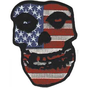 Misfits- US Skull embroidered patch (ep408)