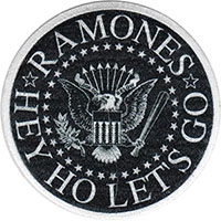 Ramones- Hey Ho Let's Go embroidered patch (ep1373)