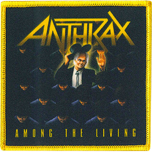 Anthrax- Among The Living embroidered patch (ep996)