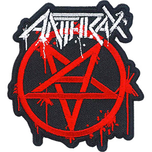 Anthrax- Pentagram & Logo embroidered patch (ep1004)