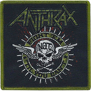 Anthrax- Fight 'Em 'Til You Can't embroidered patch (ep1005)