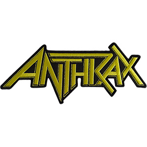 Anthrax- Logo embroidered back patch