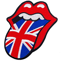 Rolling Stones- Union Jack Tongue embroidered patch (ep1267)