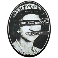 Sex Pistols- God Save The Queen oversized embroidered patch/back patch