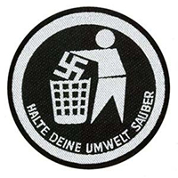 Anti Nazi- Halte Deine Umwelt Sauber Woven Patch (ep503) (Import)