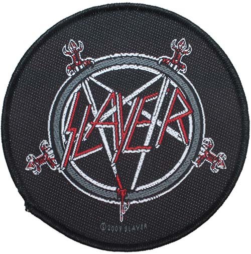 Slayer- Pentagram woven patch (ep570)