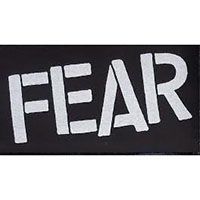 Fear- Logo back patch