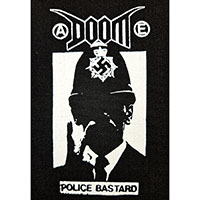 Doom- Police Bastard cloth patch (cp258)