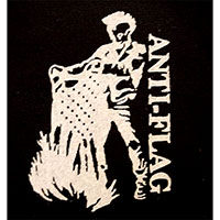 Anti Flag- Flag Burner cloth patch (cp433)