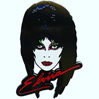 Elvira Mistress Of The Dark 80's Face Enamel Pin by Kreepsville 666 (MP273)