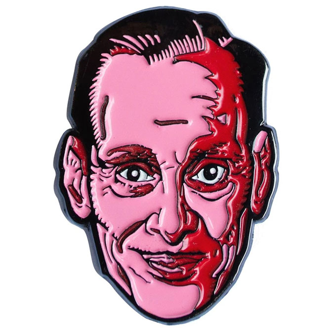 John Waters Pink Face Enamel Pin by Kreepsville 666 (MP420)