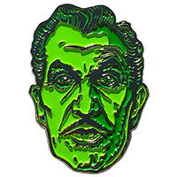 Vincent Price Classic Face Green Ghoul Pin by Kreepsville 666 (MP365)