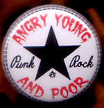 Angry Young And Poor- Star Logo pin (pinZ16)