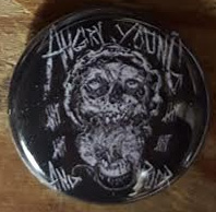 Angry Young And Poor- 20th Anniversary Skull pin (pinZ13)