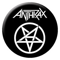 Anthrax- Pentagram (White) pin (pinX264)