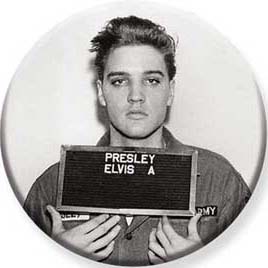 Elvis Presley- Enlistment Picture Pin (pinX500)