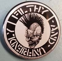 Angry Young And Poor- Filthy And Unfriendly pin (pin-C234)
