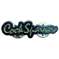 Cock Sparrer- Gold Logo enamel pin (MP492) 