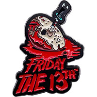 Friday The 13th- Bloody Mask Enamel Pin (mp130)