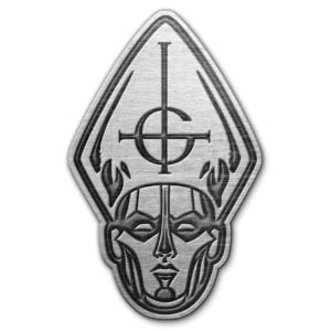 Ghost- Papa Head Enamel Pin (mp343)