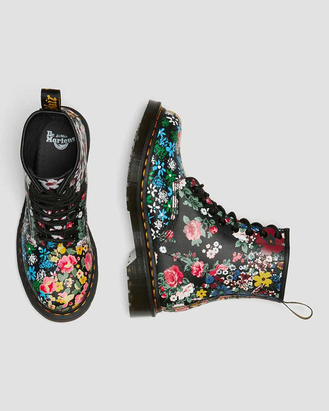 8 Eye Floral Pascal Boots by Dr Martens (Sale price!)