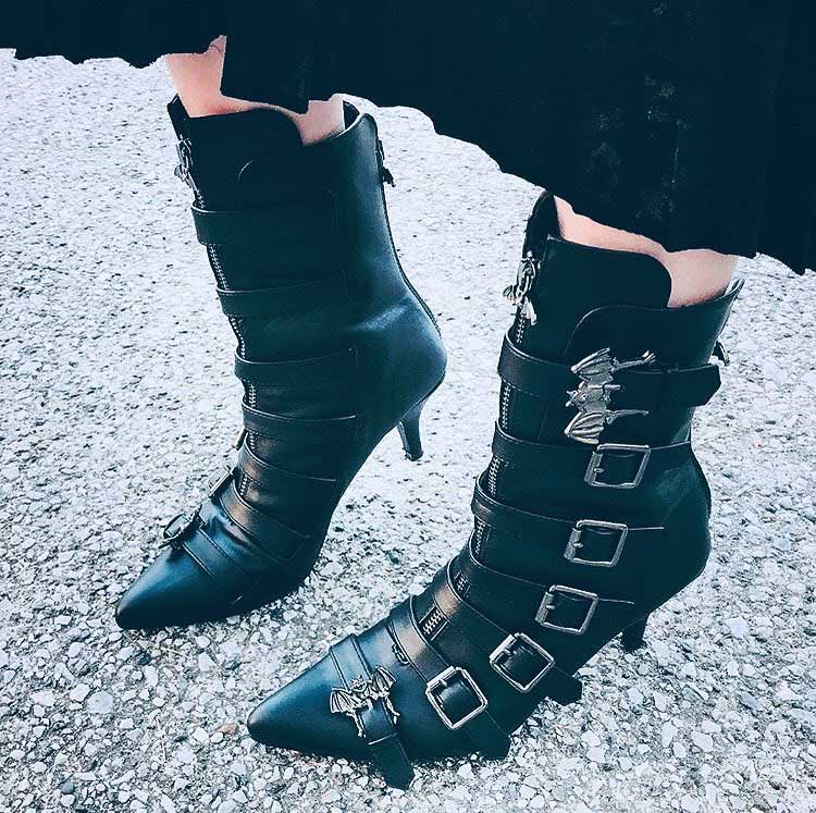 demonia bat boots
