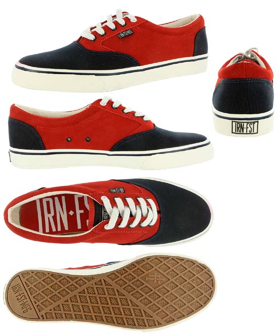 Jason Adams The Kid Sneaker in NAVY/RED by Iron Fist - SALE sz 7 only ...