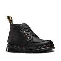 Austin Moc Toe SoftWair 4 Eye Boot in Black Grizzly by Dr. Martens (Sale price!)