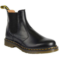 Chelsea Boots in Black Smooth by Dr. Martens - SALE UK 11/US Men's 12 only