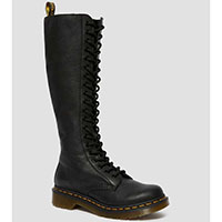 20 Eye Black Virginia Zippered Boots by Dr. Martens - Sale Women's 7 only