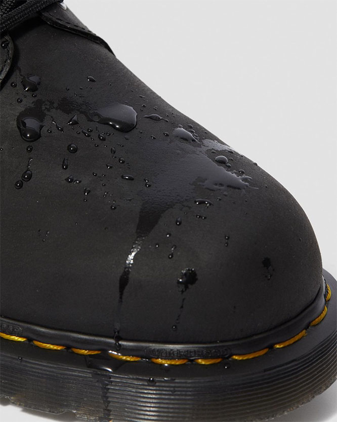 8 Eye Black Waterproof Boots by Dr. Martens (Sale price!)