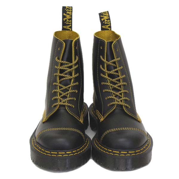 8 Eye Black BEX Sole Boot With Yellow Stitching by Dr. Martens (Sale price!)