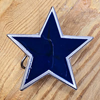 Blue Star Belt Buckle (bb20) (Sale price!)