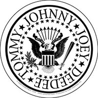 Ramones- Presidential Seal (White) sticker (st304)