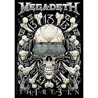 Megadeth- Skull & Bones sticker (st440)