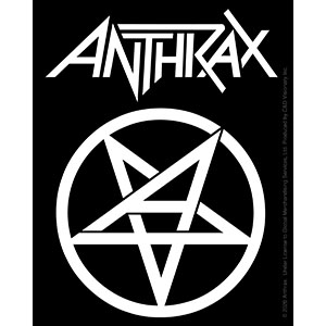 Anthrax- Pentagram sticker (st35)