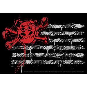 Anthrax- Man Flag sticker (st350)