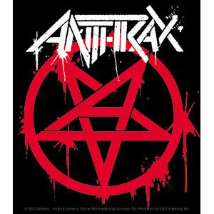 Anthrax- Pentagram sticker (st219)