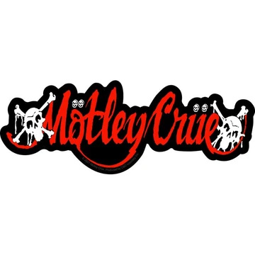 Motley Crue- Logo & Skulls sticker (st13)