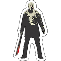 Friday The 13th- Jason sticker (st437)