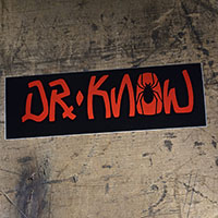 Dr Know- Logo sticker (st727)