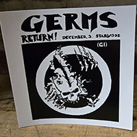 Germs- Return! sticker (st755)