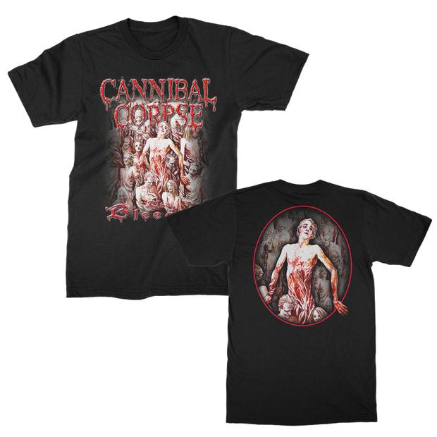 Cannibal Corpse- The Bleeding on front & back on a black shirt