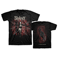 Slipknot-  Star And Skeleton on front, The Gray Chapter on back on a black shirt